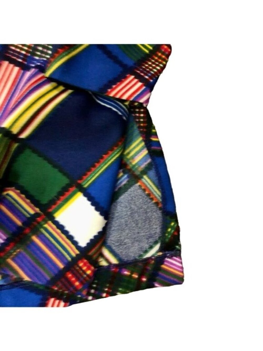 Vintage Sunny South Belted Turtleneck Blouse Womens 30 (Bust) Used Colorful 60s - Picture 11 of 12